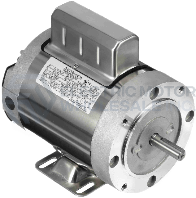 Image for 1.5HP LEESON 1725RPM 56C TENV 1PH BOAT HOIST MOTOR 6439191253